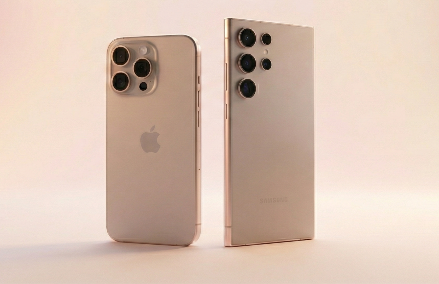 최신 스마트폰 3D 이미지