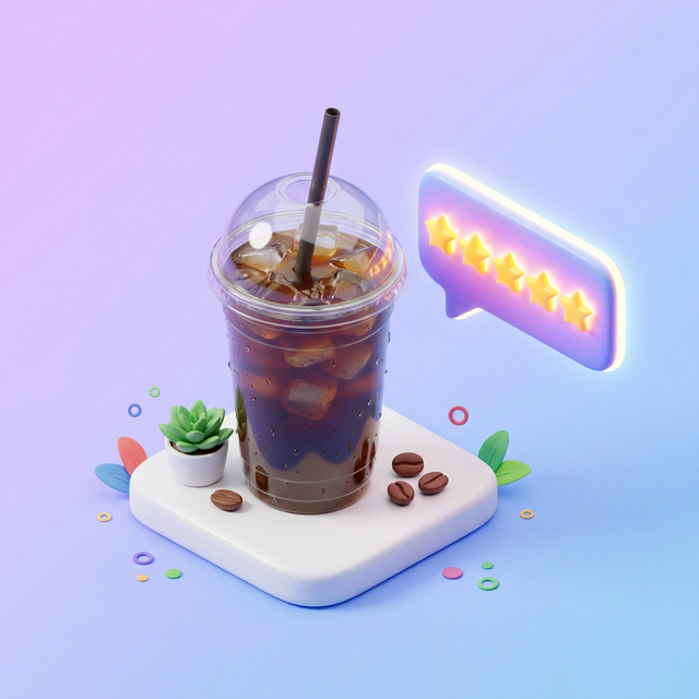 커피 증정 리뷰 이벤트